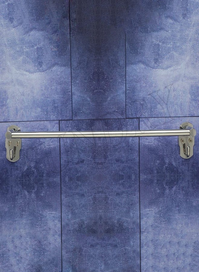 SUNDRY Stainless Steel Hook Towel Rod 24 inch Towel Holder Rod for Bathroom | Kitchen | Living Room( 2 Year WARRNTY) - Image 1